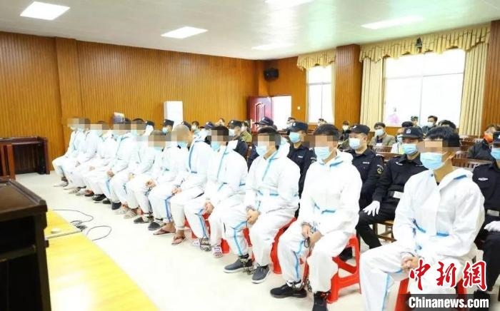 圖為庭審現(xiàn)場?！|蘭法院 攝