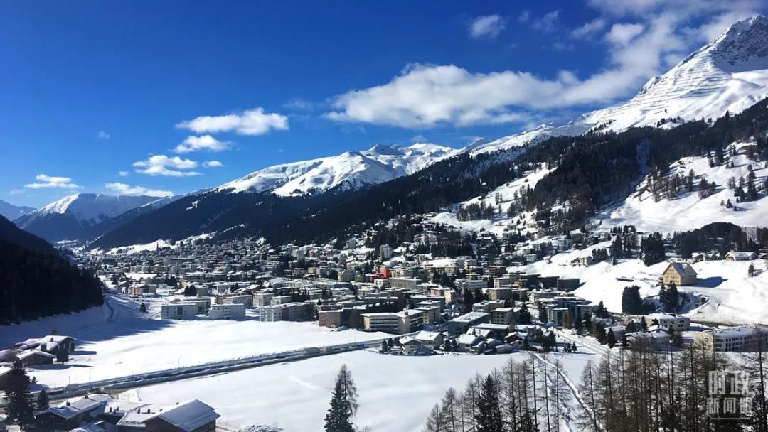 △瑞士，達(dá)沃斯小鎮(zhèn)。