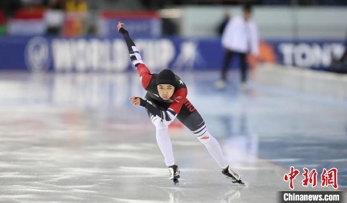 高亭宇在比賽中。圖片來源：黑龍江省體育局。