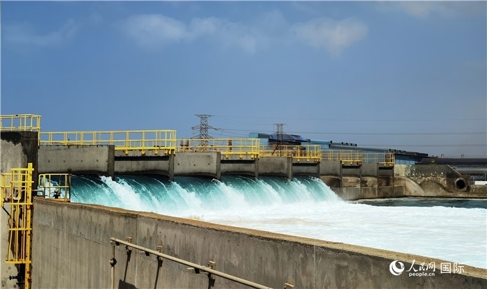 圖為取排水工程項(xiàng)目一景。人民網(wǎng)記者管克江攝