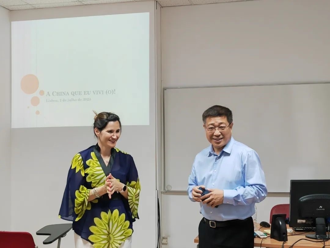 里斯本大學(xué)孔子學(xué)院組織漢語(yǔ)角活動(dòng)。 圖片來(lái)源：里斯本大學(xué)孔子學(xué)院公眾號(hào)