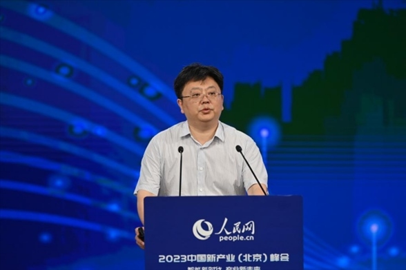 傳播內(nèi)容認(rèn)知全國重點實驗室首席科學(xué)家張勇東。人民網(wǎng)記者 于凱攝