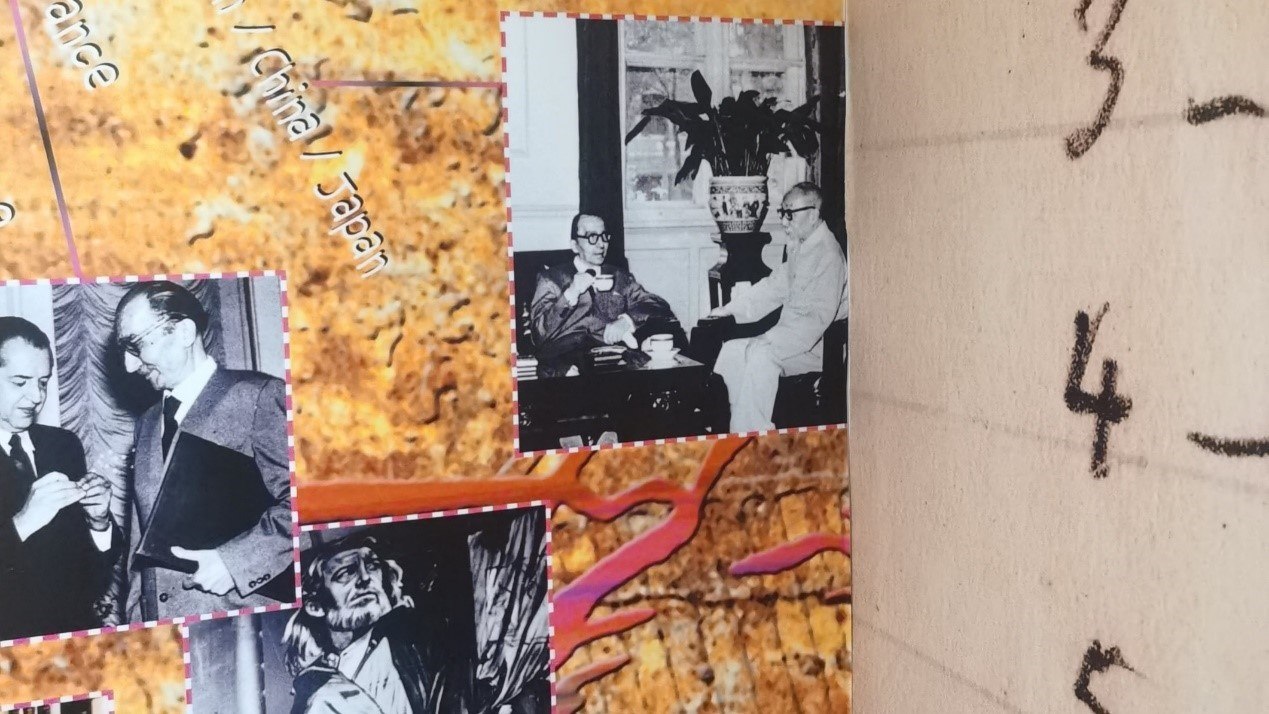 1957年，卡贊扎基斯第二次訪問中國，期間與作家茅盾進(jìn)行交流。人民網(wǎng)記者 葛泰佚攝