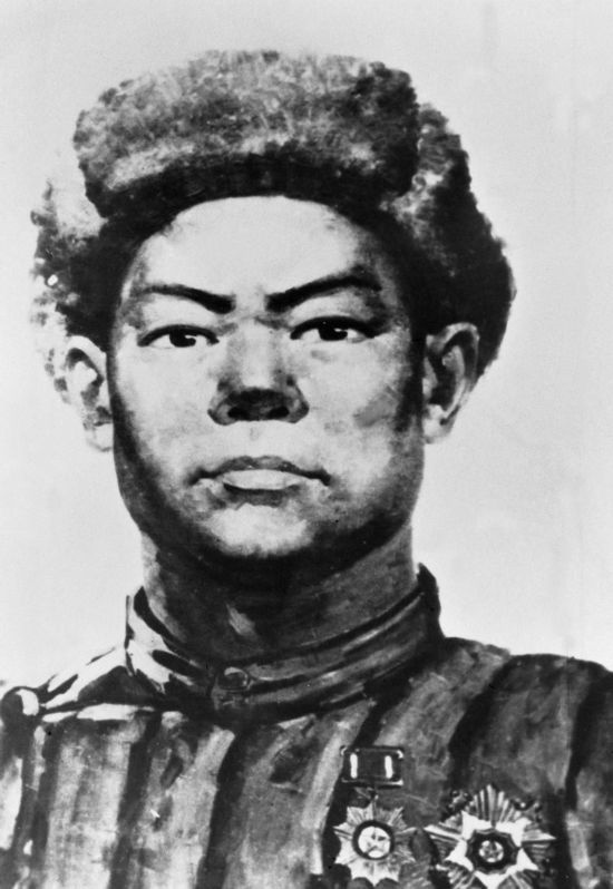 這是黃繼光像。新華社發(fā)（資料照片）