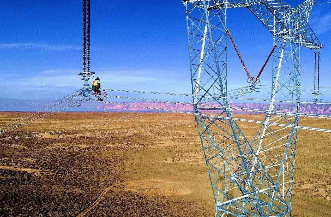 青豫直流。國網(wǎng)青海省電力公司供圖
