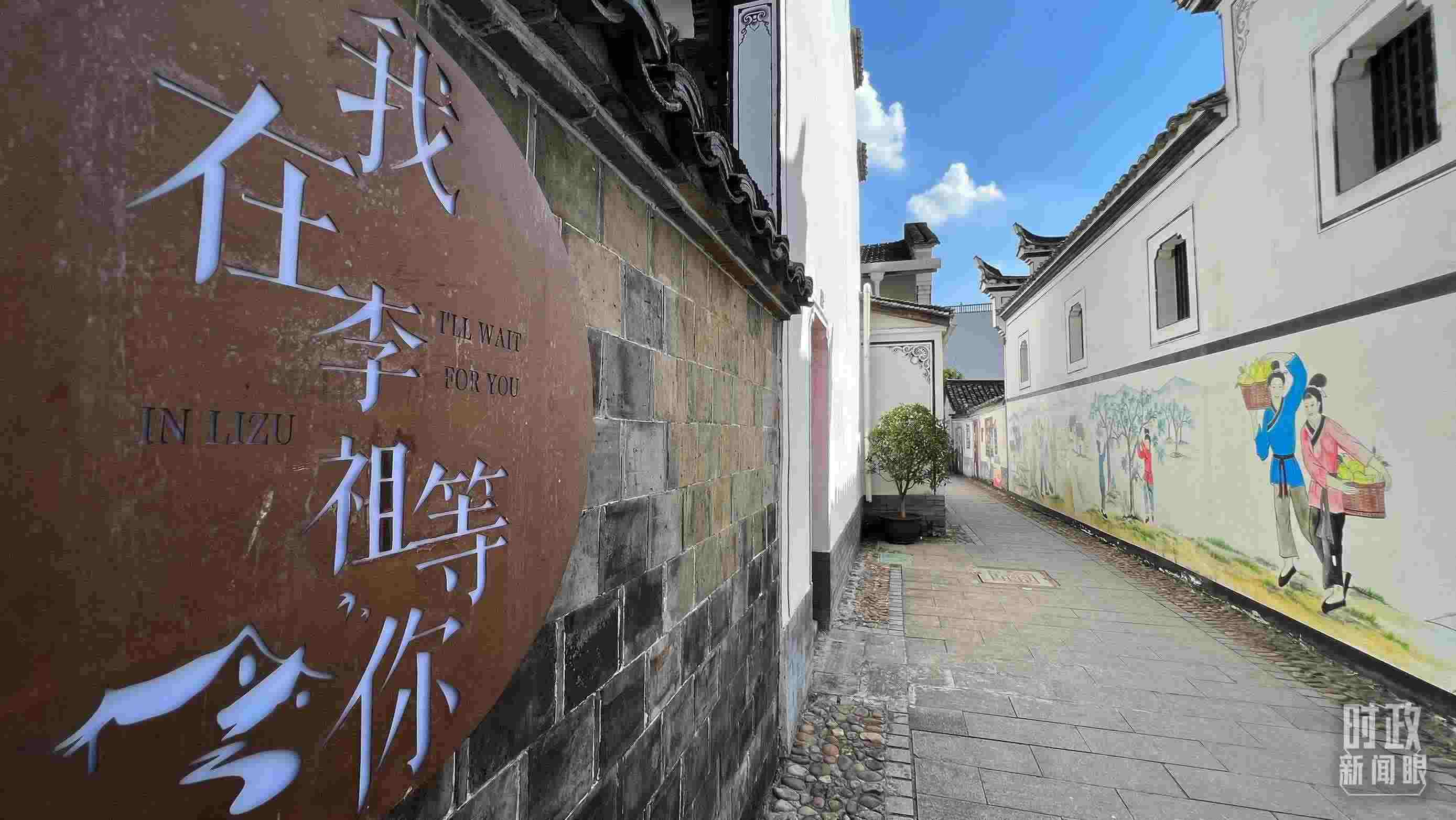 △村內(nèi)干凈整潔的小巷子。（總臺(tái)央視記者李煒拍攝）