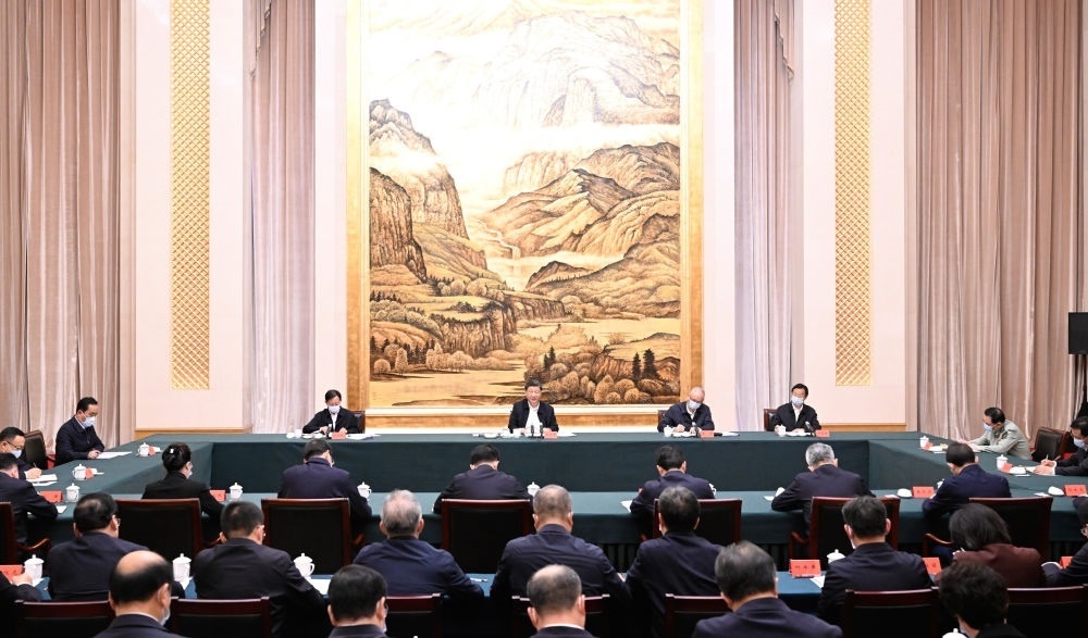  2023年5月17日上午，習(xí)近平在西安聽(tīng)取陜西省委和省政府工作匯報(bào)并發(fā)表重要講話(huà)。