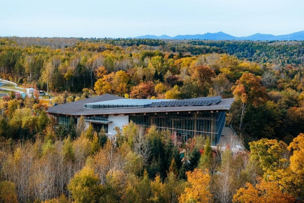 園區(qū)在多棟建筑上都安裝有分布式光伏發(fā)電設(shè)施。邱活攝