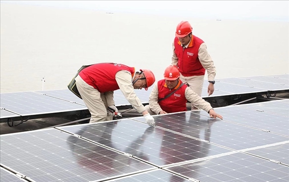 開山島微電網(wǎng)的投運建設(shè)。受訪者供圖