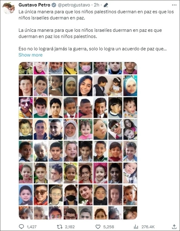 巴以爆發(fā)新沖突后，他再指西方“雙標(biāo)”