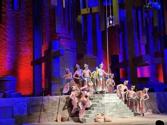 《天釀》演出場景。本報記者劉書文攝