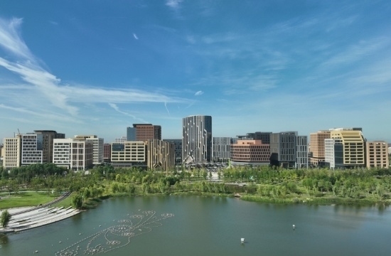 雄安新區(qū)容東片區(qū)。人民網(wǎng)記者 李兆民攝