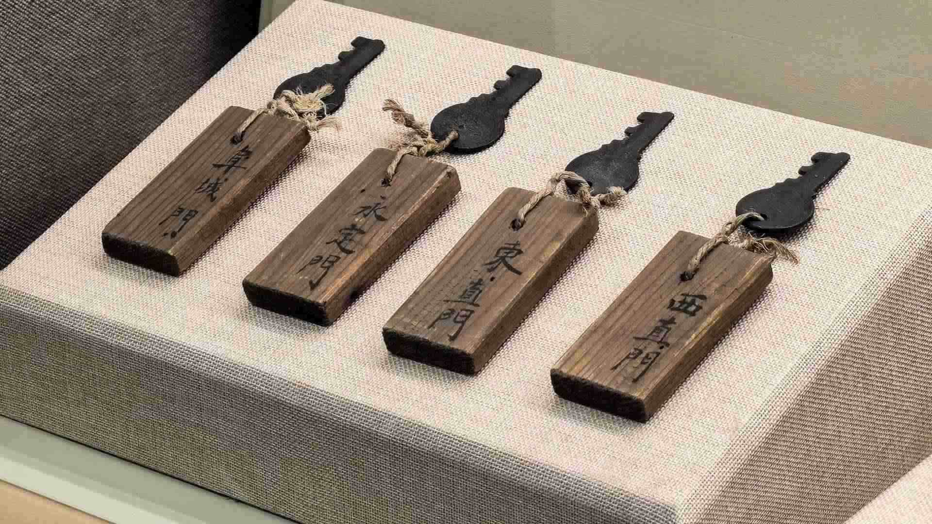 △北平城門鑰匙。（總臺央廣記者潘毅拍攝）