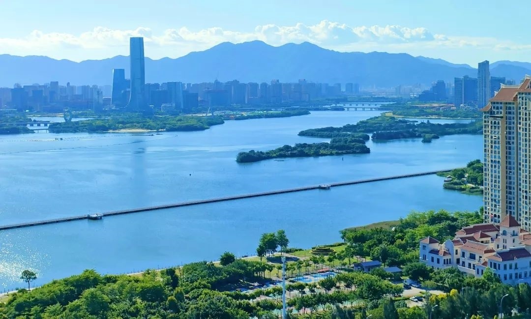 杏林灣水上自行車(chē)道(人民網(wǎng)記者 陳博攝)