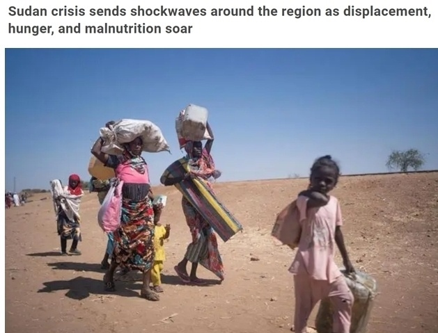糧食危機(jī)、營(yíng)養(yǎng)不良、霍亂 蘇丹人道主義危機(jī)嚴(yán)重
