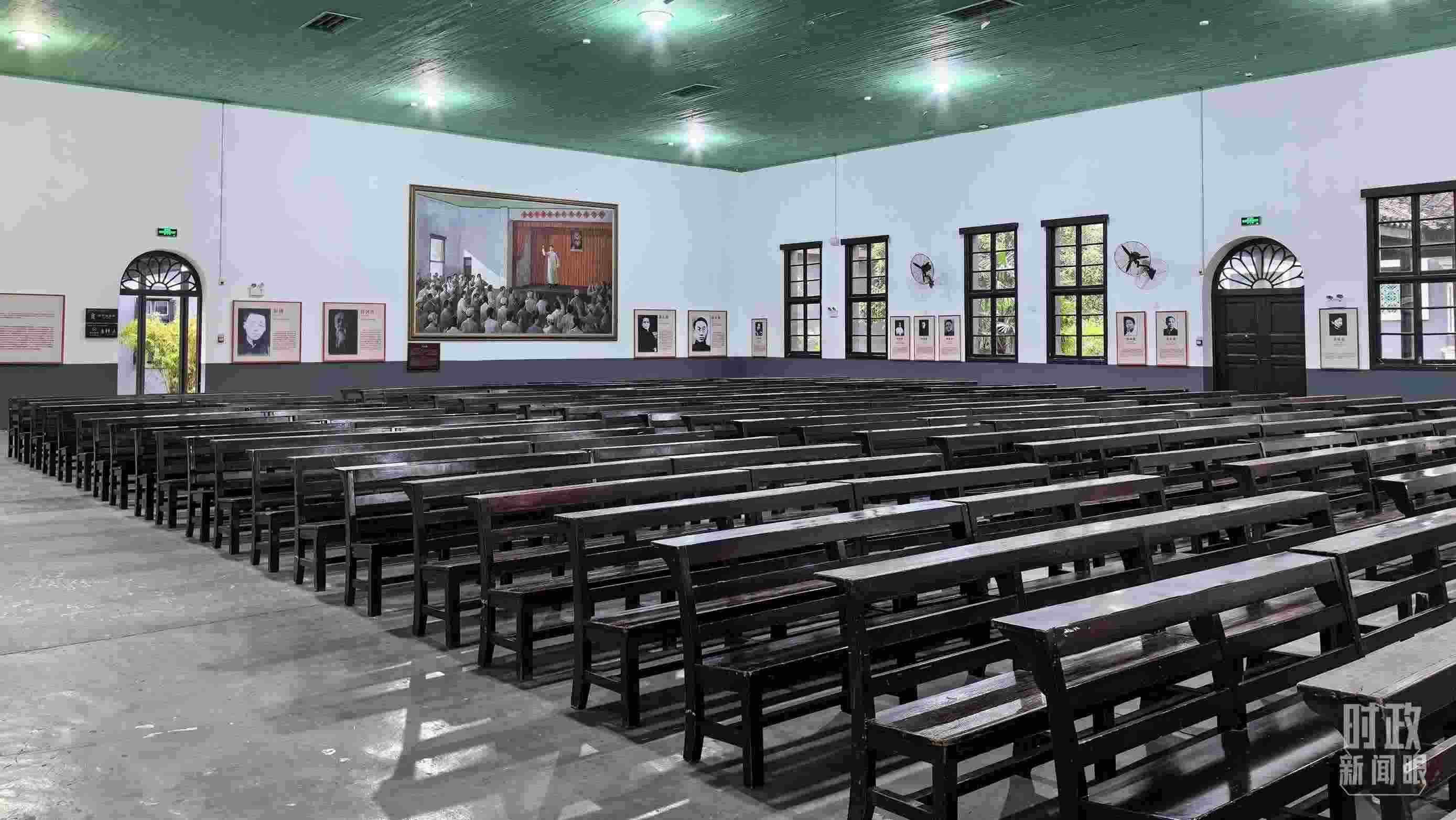 △湖南第一師范學(xué)院（城南書院校區(qū)）大禮堂。（總臺央視記者趙化拍攝）