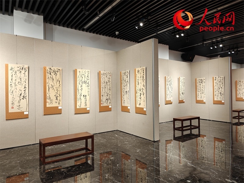 展廳現(xiàn)場(chǎng)。人民網(wǎng)記者 韋衍行攝
