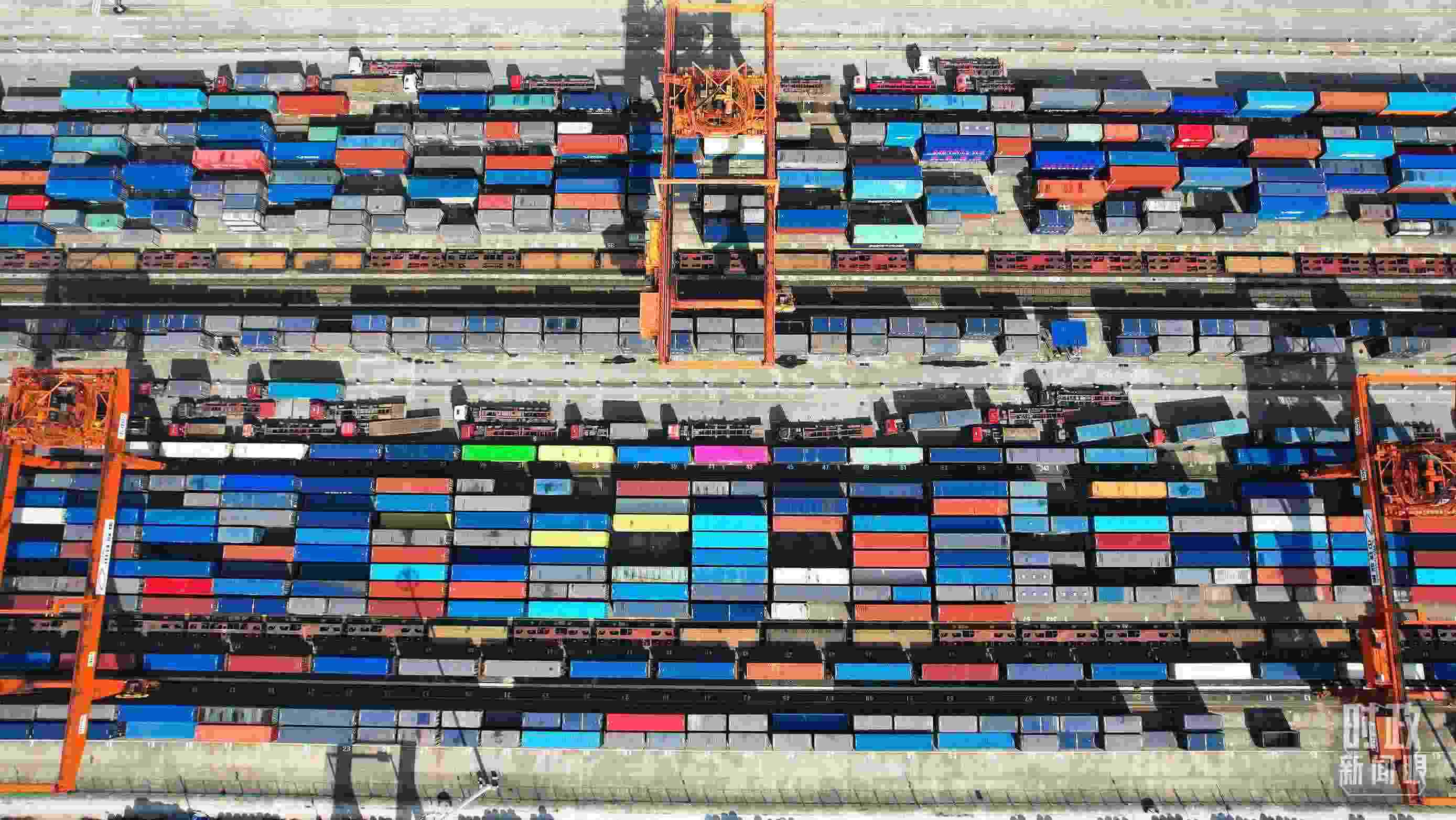 △重慶國際物流樞紐園區(qū)。（總臺記者楊洋拍攝）