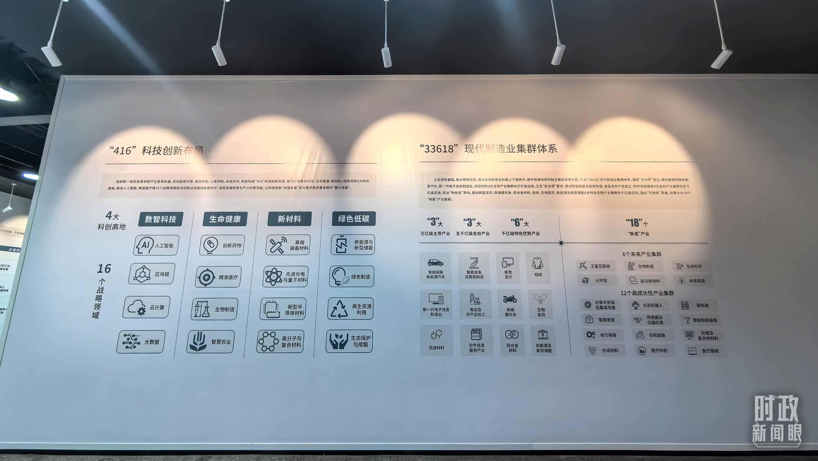 △重慶科技創(chuàng)新和產(chǎn)業(yè)發(fā)展成果展示。（總臺央廣記者潘毅拍攝）