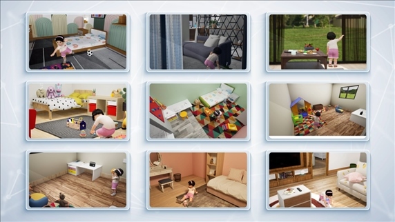 通用智能人“通通”可以自主應對多變的場景。受訪者供圖