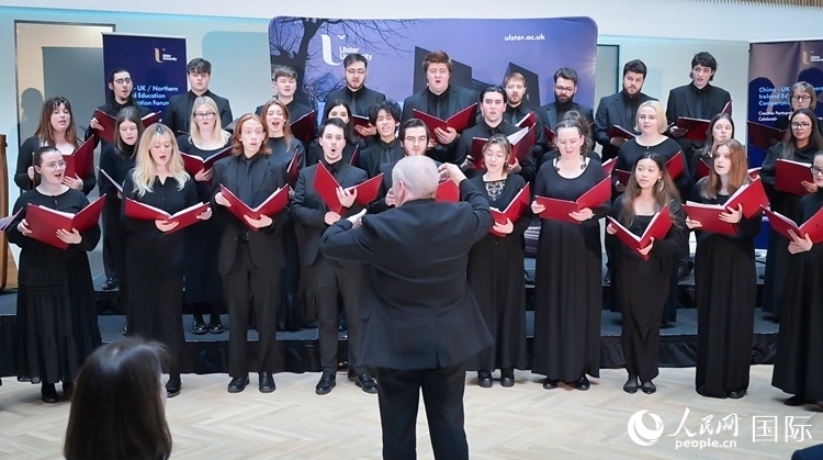 中英/北愛(ài)教育合作論壇現(xiàn)場(chǎng)。