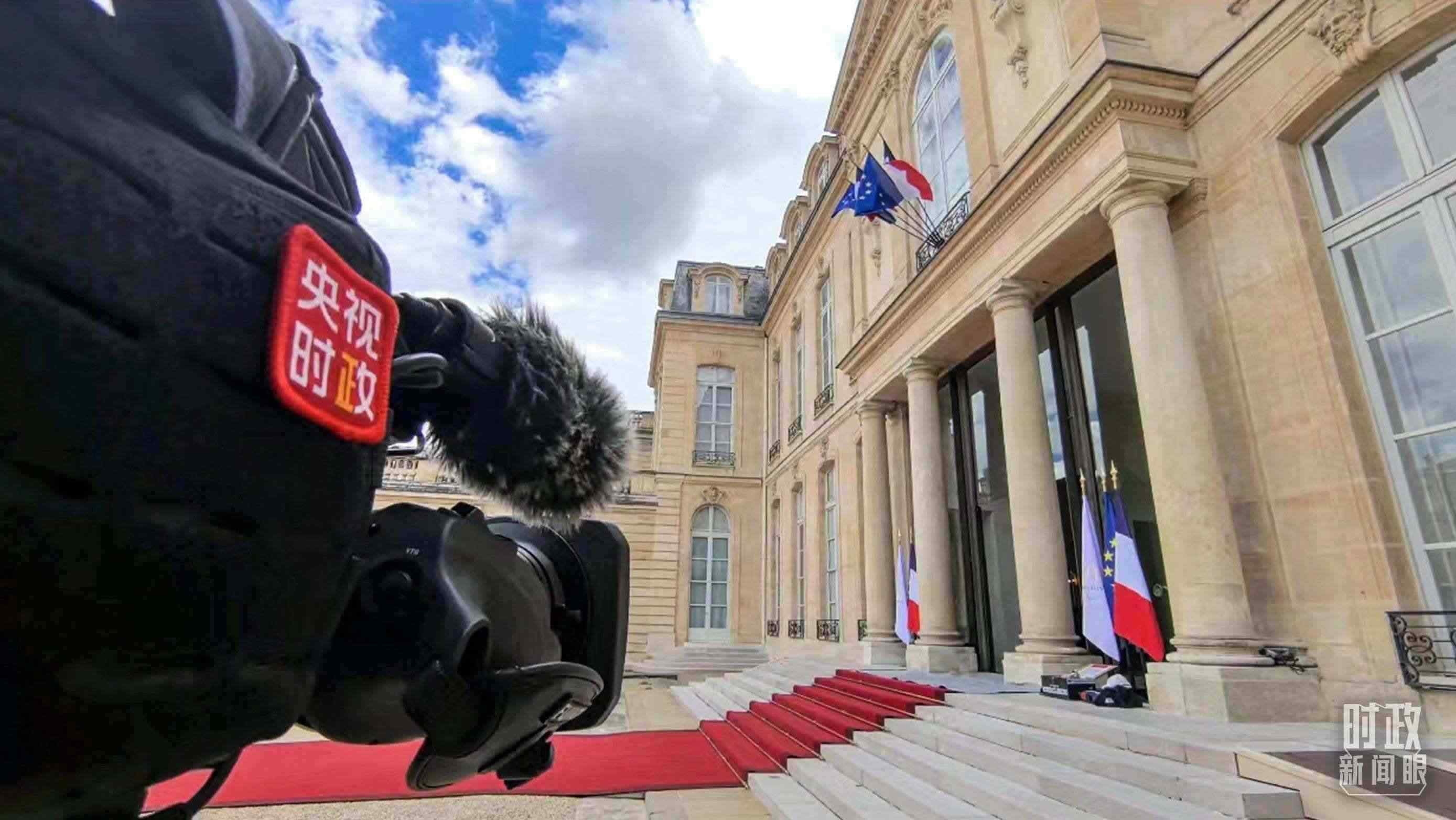 △愛麗舍宮。（總臺央視記者陸泓宇拍攝）