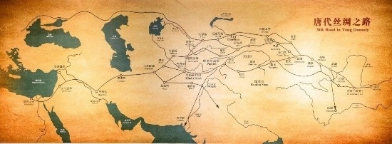 唐代絲綢之路，經(jīng)過新疆眾多地區(qū)。（圖片來源：視覺中國）