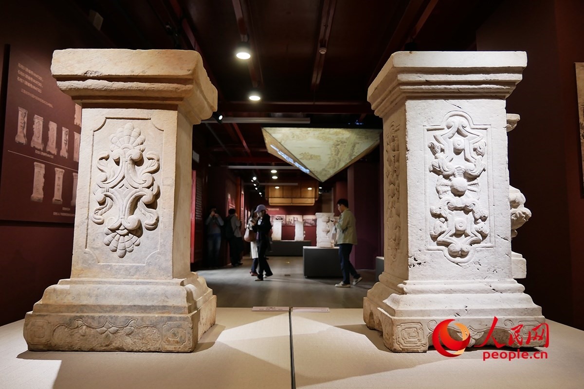 2023年回歸圓明園的石柱。人民網(wǎng)記者 韋衍行攝