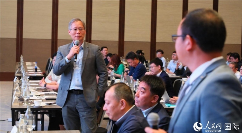 講座現(xiàn)場互動。人民網(wǎng)記者 簡承淵攝