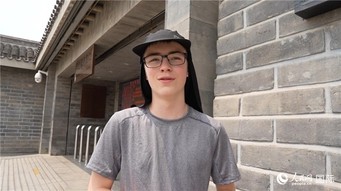 圖為德國籍游客埃里克·西伯特。人民網(wǎng)記者 吳超嵐攝