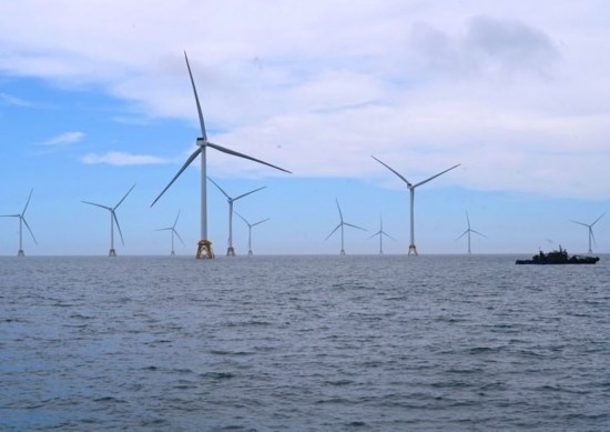 2024年6月19日拍攝的三峽集團漳浦二期海上風(fēng)電項目。新華社記者 林善傳 攝