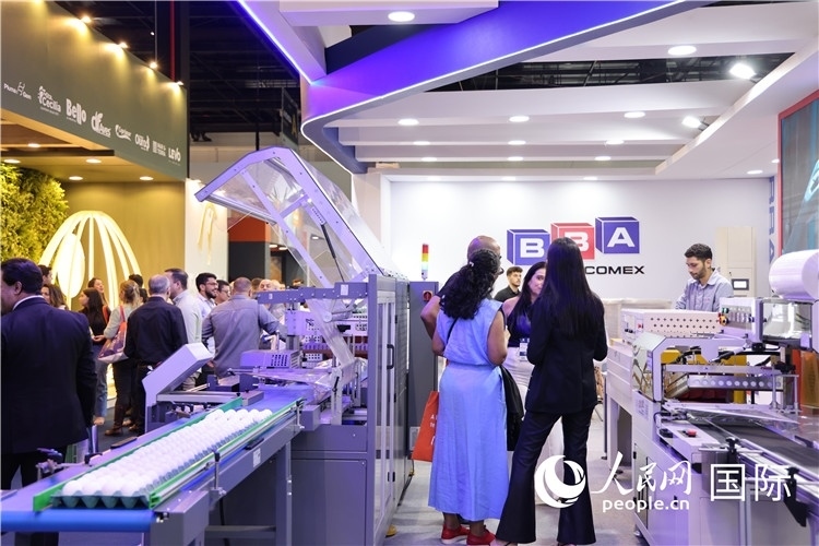 巴西國際動物蛋白展覽會現(xiàn)場。人民網(wǎng)記者 時元皓攝