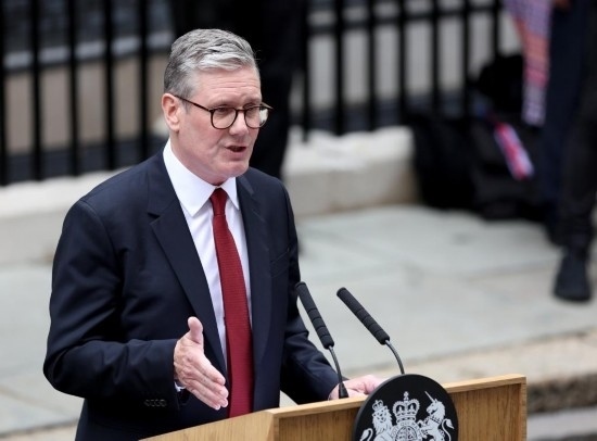  圖為英國首相斯塔默資料照片。（新華社記者李穎攝）