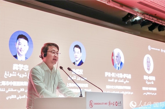 龔學(xué)忠在發(fā)言中。人民網(wǎng)記者 黃培昭攝