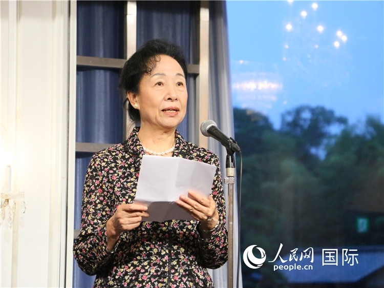 中國商務(wù)部原部長助理郭莉致辭。人民網(wǎng) 許可攝