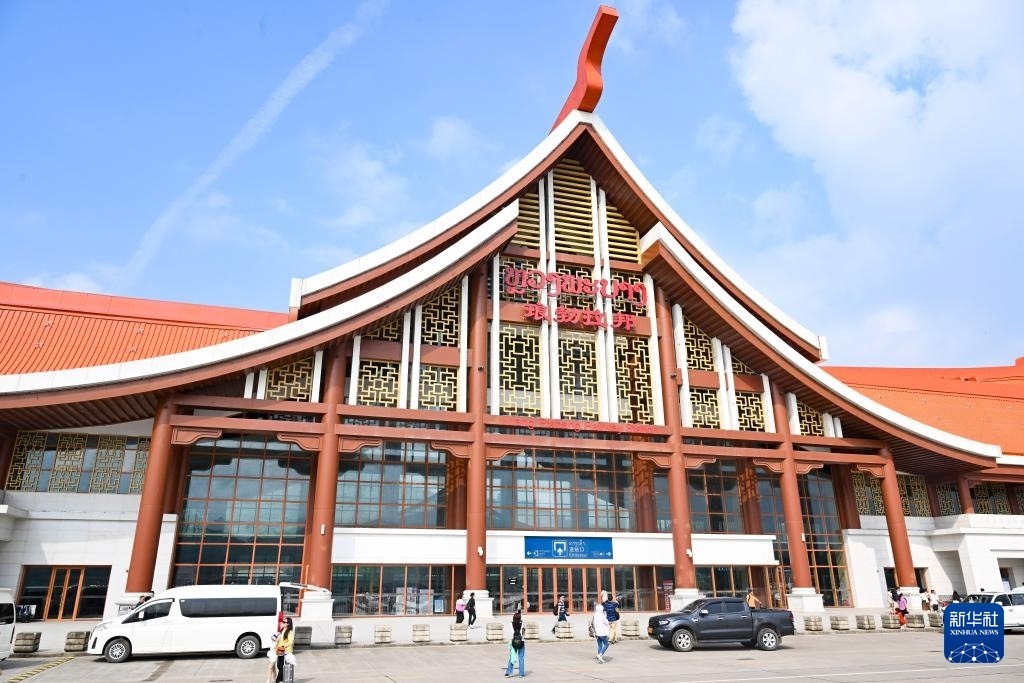 這是10月12日在老撾拍攝的瑯勃拉邦車站。新華社記者 程一恒 攝