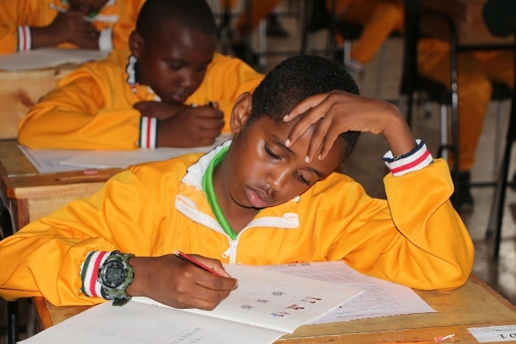 考場(chǎng)現(xiàn)場(chǎng)。埃格頓大學(xué)孔子學(xué)院供圖