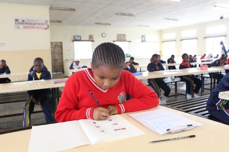 考場(chǎng)現(xiàn)場(chǎng)。埃格頓大學(xué)孔子學(xué)院供圖