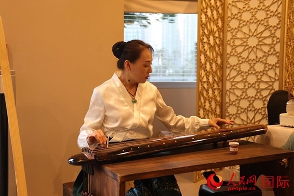 中國傳統(tǒng)文化展示。人民網(wǎng)記者 任皓宇攝