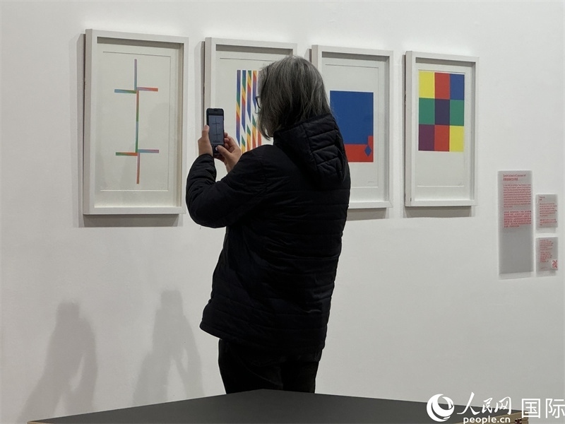 11月8日，觀眾在“瑞士經(jīng)典設計展”作品前駐足欣賞。人民網(wǎng) 謝瑩攝 