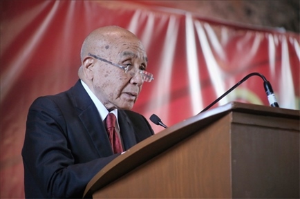 李子文致辭。主辦方供圖