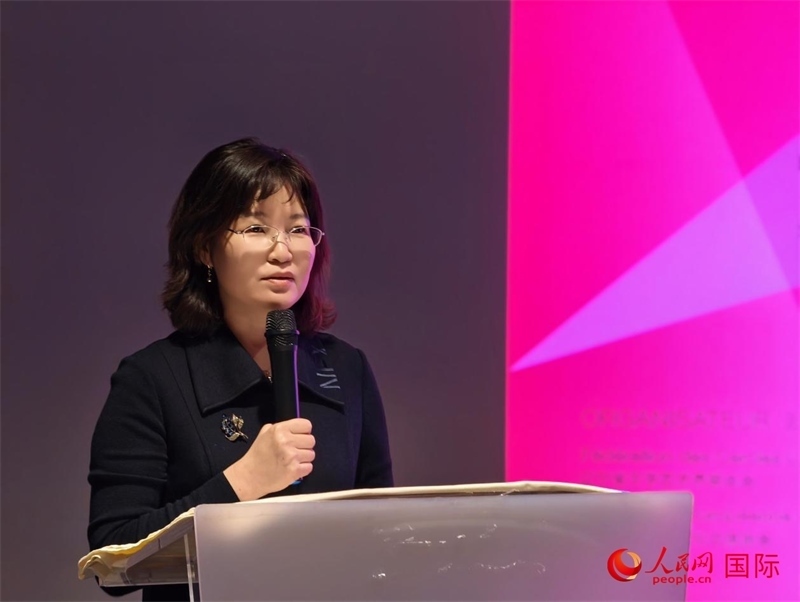 遼寧省文聯(lián)黨組書記、主席邵玉英致辭。人民網(wǎng)記者 于超凡攝