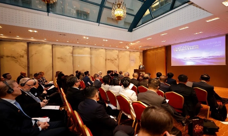 中瑞創(chuàng)新創(chuàng)業(yè)交流合作論壇活動(dòng)現(xiàn)場(chǎng)。中國駐瑞典大使館供圖