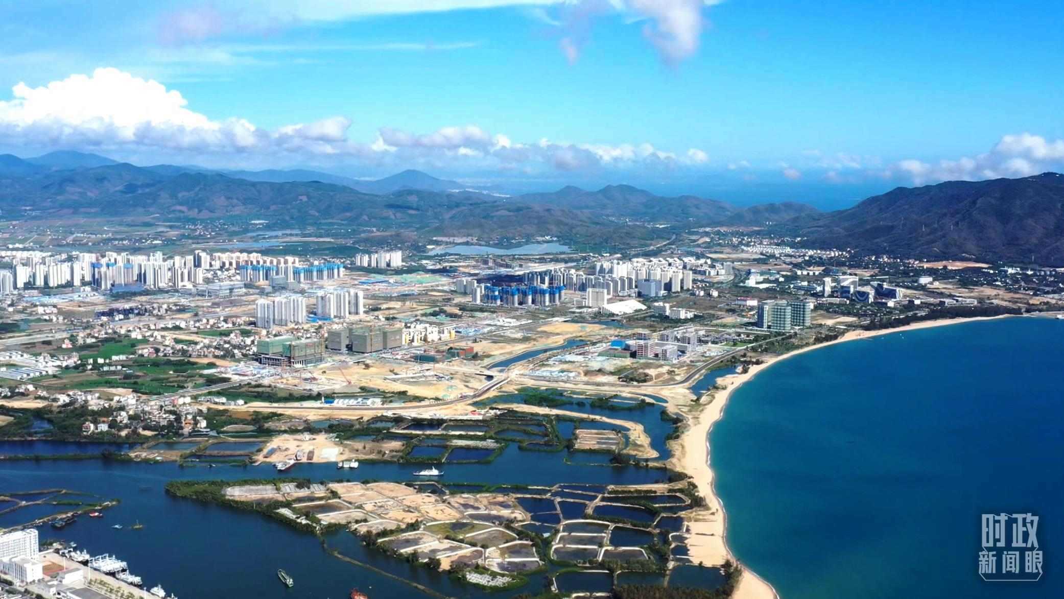 海南崖州灣科技城。（總臺記者張偉克拍攝）