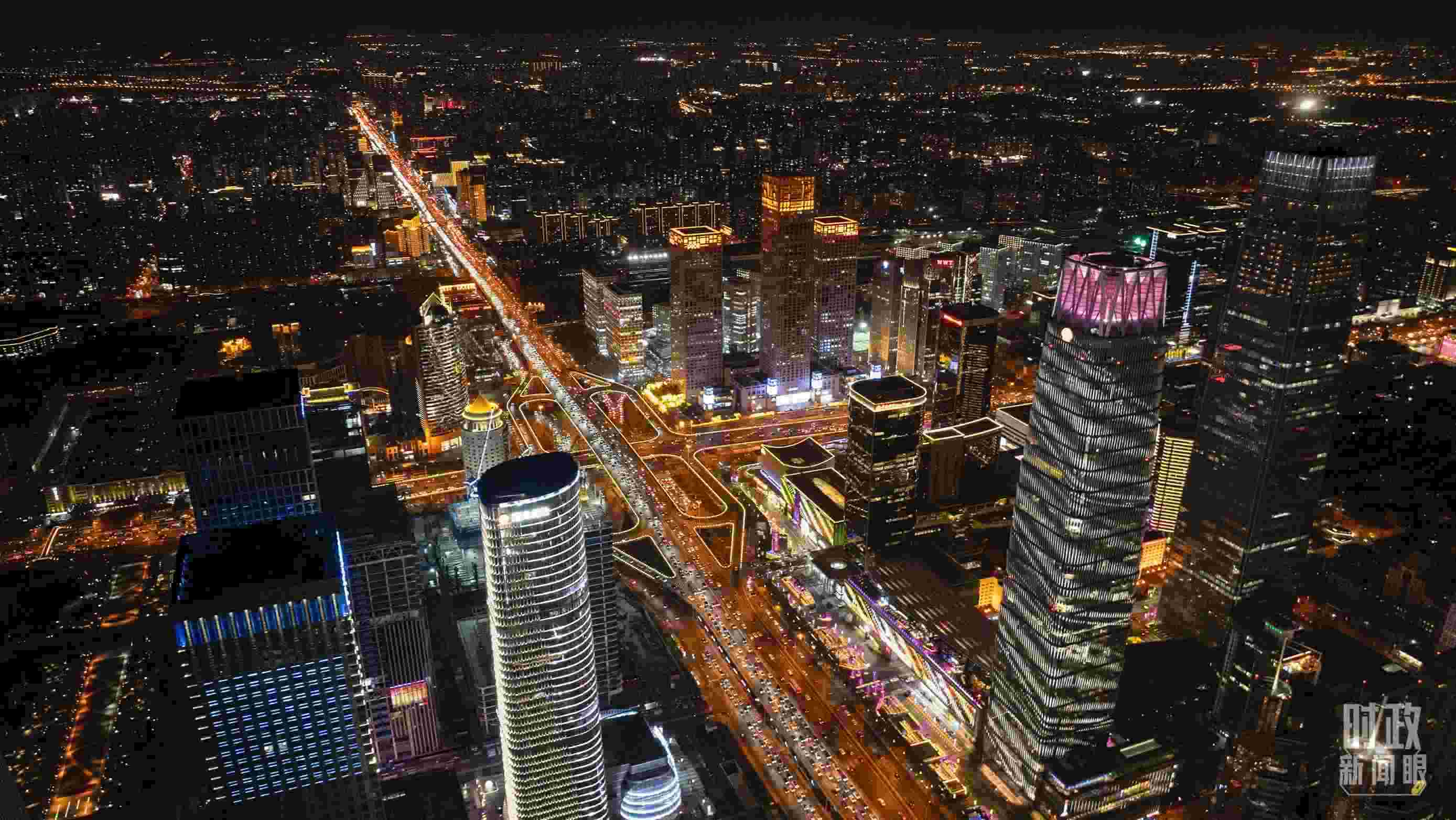 △北京CBD（中央商務區(qū)）。（總臺記者郭增浩拍攝）