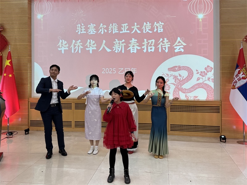 招待會(huì)現(xiàn)場(chǎng)表演。諾維薩德孔子學(xué)院供圖