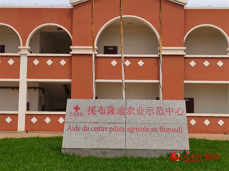 援布隆迪農(nóng)業(yè)示范中心。人民網(wǎng)記者 黃培昭攝