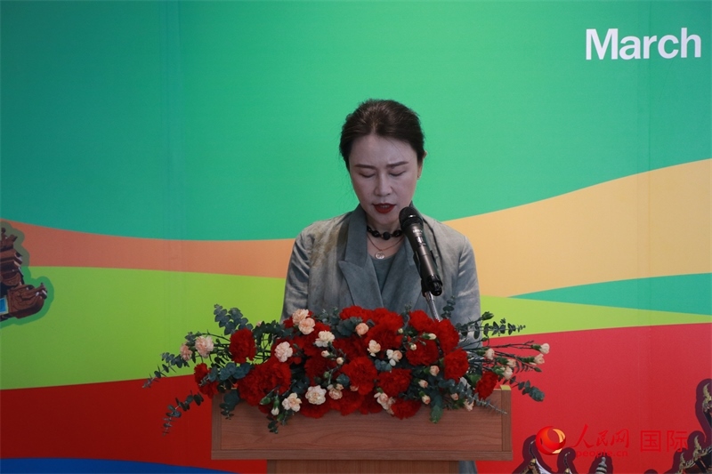 華彬文化基金會(huì)秘書(shū)長(zhǎng)盧戰(zhàn)發(fā)表講話。朱瀟逸攝