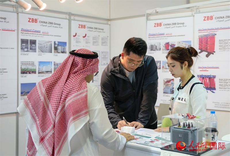 展會現(xiàn)場。人民網(wǎng) 塔里克·易卜拉欣攝