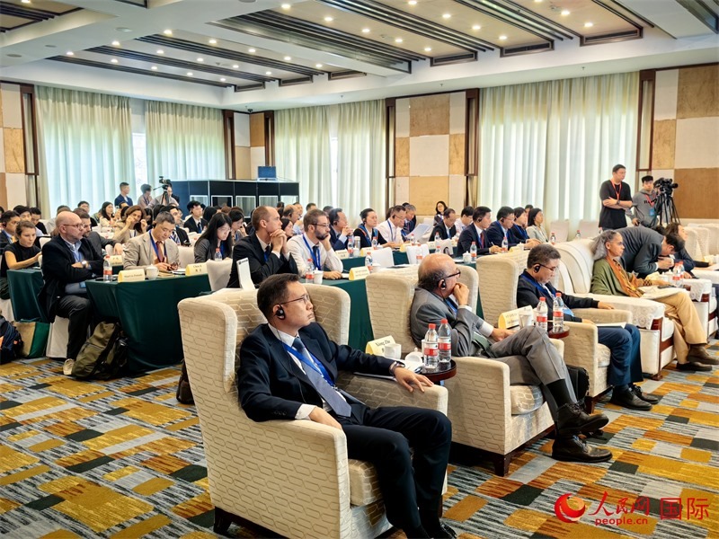 “通往COP30之路：中巴植樹造林和碳匯合作研討活動”現(xiàn)場。人民網(wǎng)記者 符園園攝